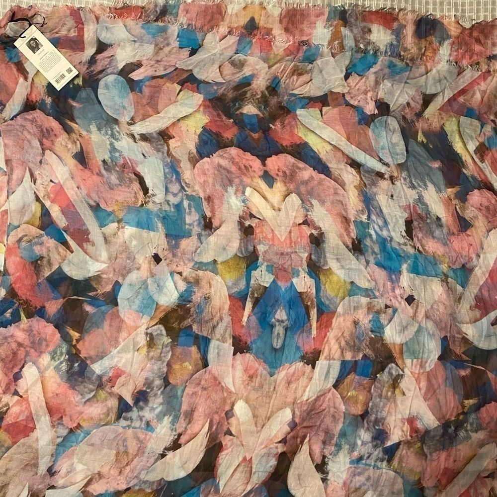 Front Row Society Crevettes Et Croissants Scarf 60” x 80” (FW)